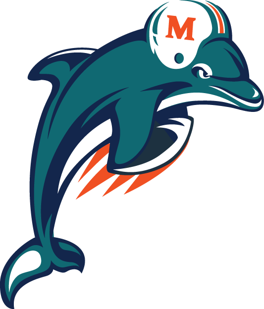 Miami Dolphins 1997-2012 Alternate Logo cricut iron on